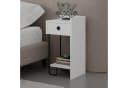 Decortie Nachttisch Sirius Weiß Holzwerkstoff Modern Bild 5
