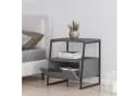 Decortie Nachttisch Pal Modern Retrograu Metallrahmen Bild 1