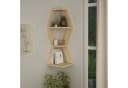 Decortie Eckregal Sablor Modernes Eck-Wandregal Eiche Bild 2