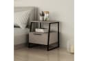 Decortie Nachttisch Pal mit Schubladen und Regal Braun Bild 2