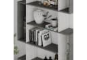 Decortie Bücherregal Mito Modern Retro Grau Altweiß Bild 3