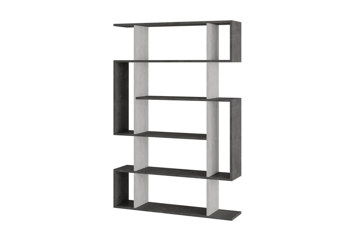 Decortie Bücherregal Mito Modern Retro Grau Altweiß - Bild 4
