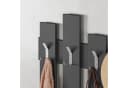 Decortie Wandgarderobe Wave Anthrazit mit 8 Haken Bild 1
