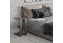 Livetastic Beistelltisch Jasper C-Form Anthrazit Modern Bild 2