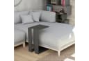 Livetastic Beistelltisch Jasper C-Form Anthrazit Modern Bild 3