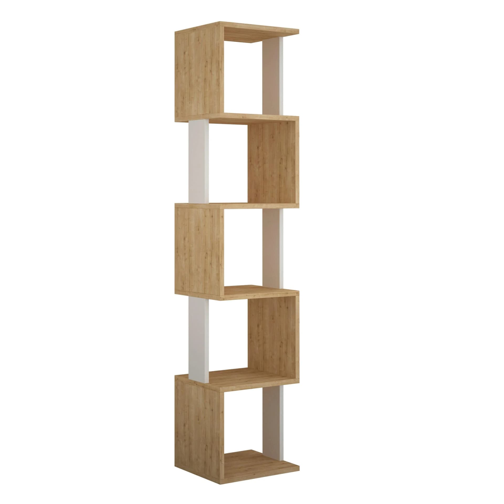 Decortie Bücherregal Piri Modernes Design Eiche-Weiß - Bild 5
