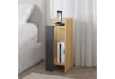 Decortie Nachttisch Elos Modern Braun Versenkbare Tür Bild 2