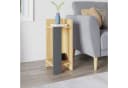 Decortie Nachttisch Elos Modern Braun Versenkbare Tür Bild 5