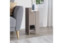 Decortie Nachttisch Elos Modern Grau mit versenkbarer Tür Bild 4