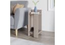 Decortie Nachttisch Elos Modern Grau mit versenkbarer Tür Bild 5
