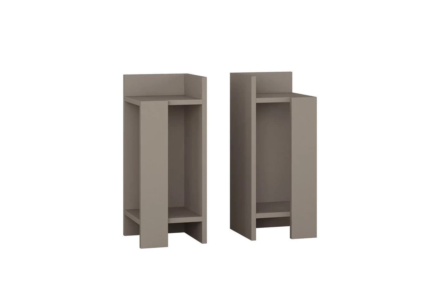 Decortie Nachttisch Elos Set Grau Modern - Bild 5