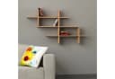 Decortie Wandregal Halic Modern Braun Eiche Bild 2