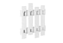 Decortie Wandgarderobe Wave Weiß 8 Haken Modern Bild 3