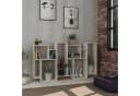 Decortie Bücherregal Karmato Modern Weiß Asymmetrisches Design Bild 3