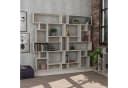 Decortie Bücherregal Karmato Modern Weiß Asymmetrisches Design Bild 4