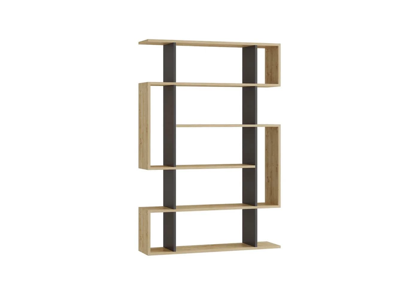 Decortie Bücherregal Mito Modern Braun Grau - Bild 3