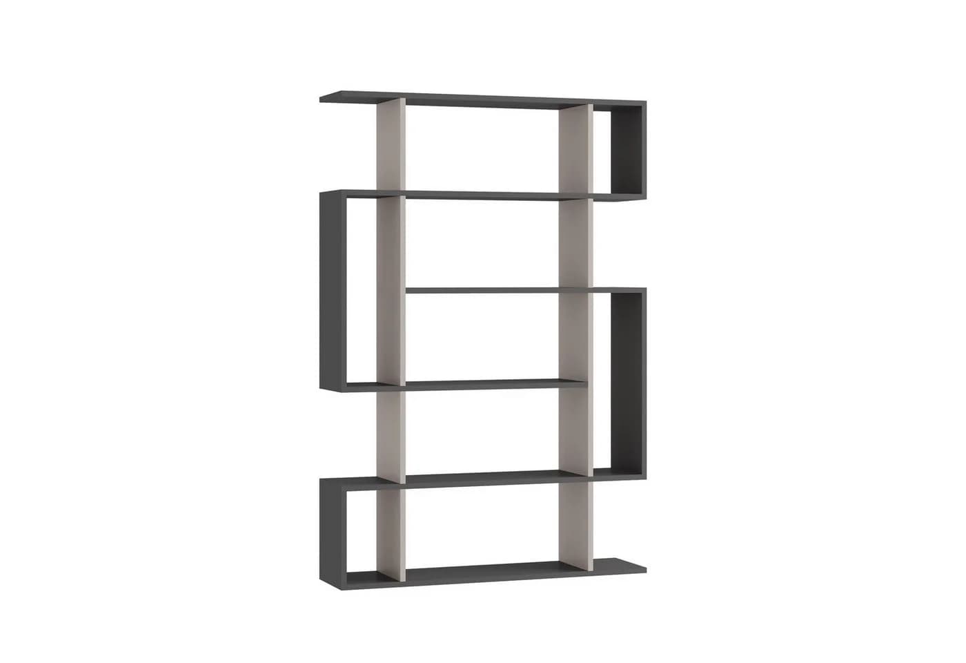 Decortie Bücherregal Mito Modern Anthrazit Helles Mokka - Bild 3