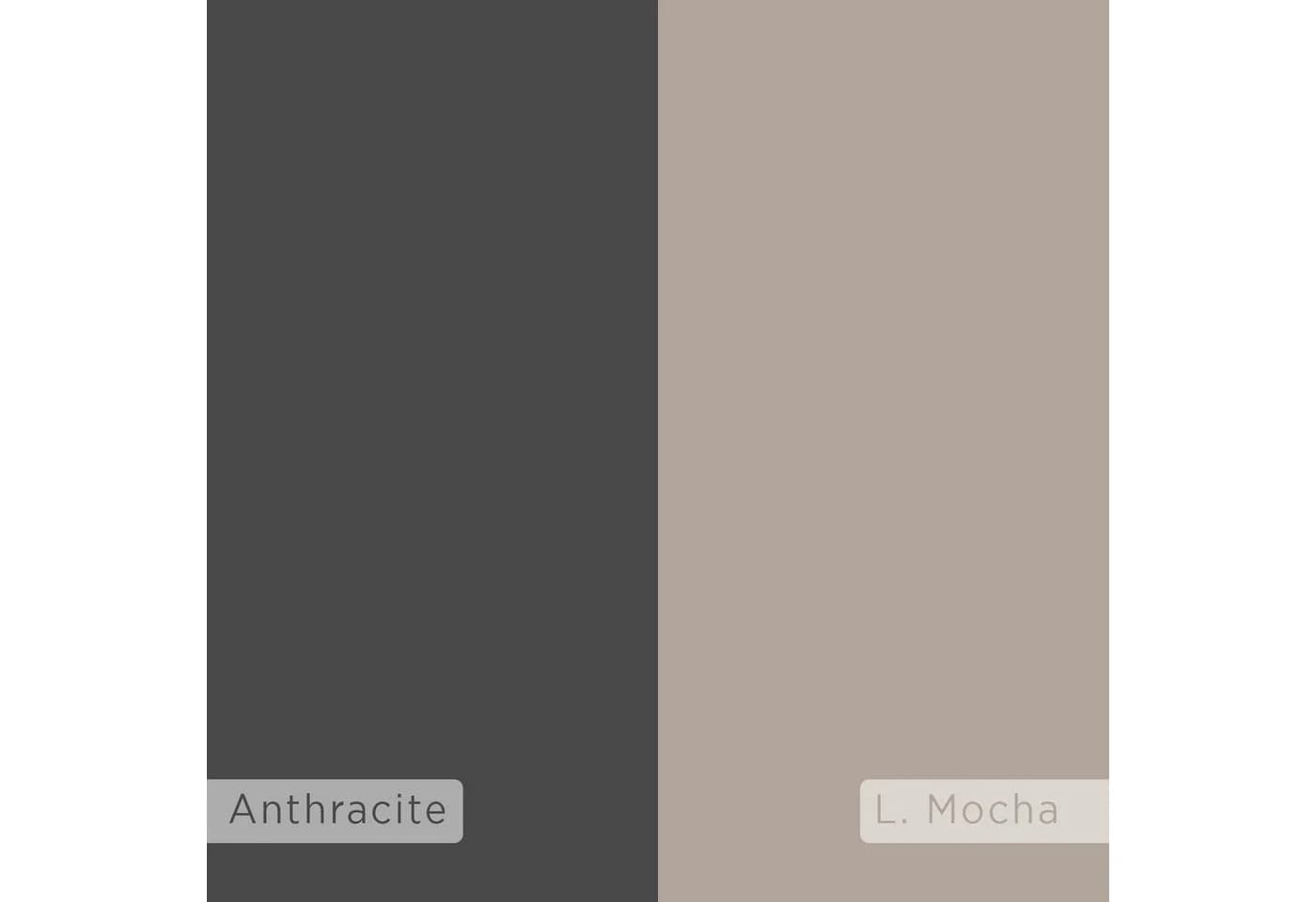 Decortie Bücherregal Mito Modern Anthrazit Helles Mokka - Bild 5