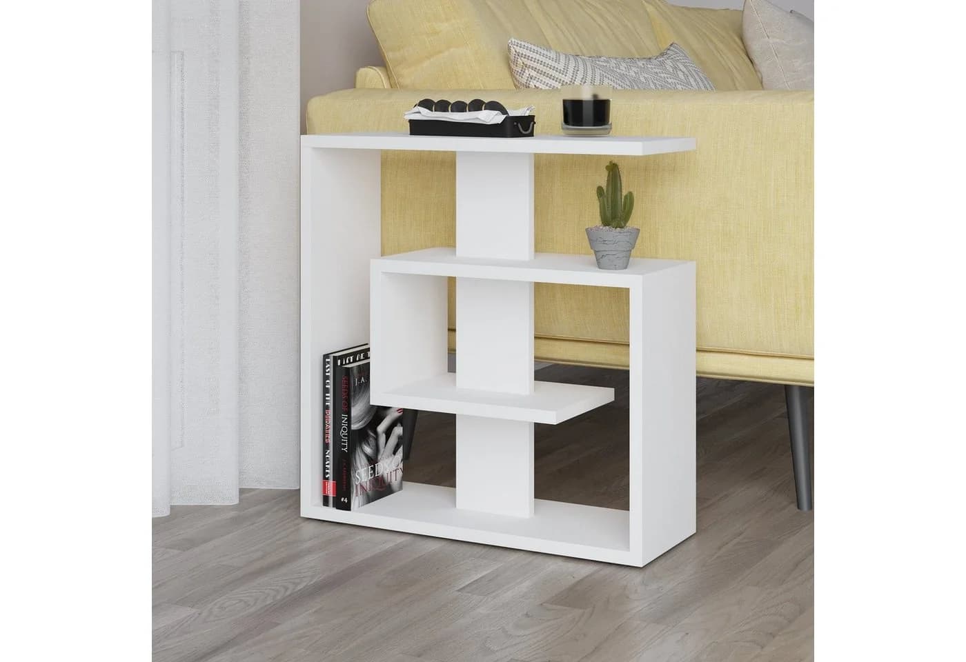 Decortie Beistelltisch Saly Modern Weiß - Bild 2