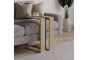 Decortie Beistelltisch Muju Modern C Form Eiche-Anthrazit Bild 2