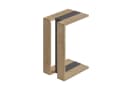 Decortie Beistelltisch Muju Modern C Form Eiche-Anthrazit Bild 3