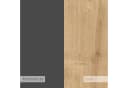 Decortie Beistelltisch Muju Modern C Form Eiche-Anthrazit Bild 5