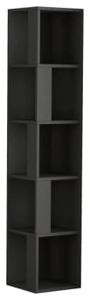 Decortie Bücherregal Piano Modernes Eck-Regal Anthrazit Bild 4
