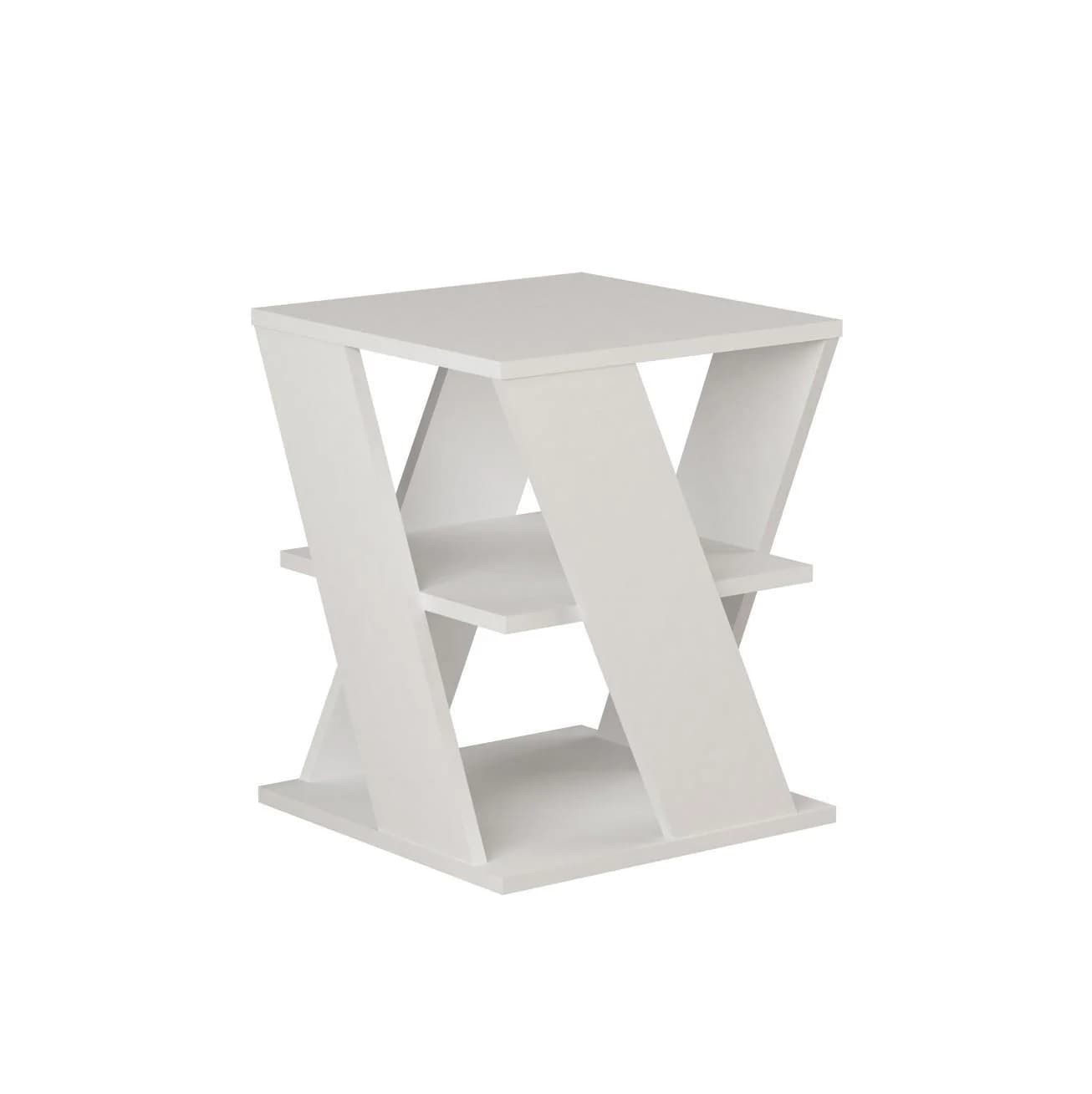 Decortie Beistelltisch Cyclo Modern Weiß 3-stufig - Bild 4