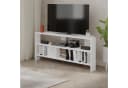 Decortie TV-Schrank Thales Modernes Eck-Multimedia-Center Weiß Bild 1