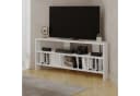 Decortie TV-Schrank Thales Modernes Eck-Multimedia-Center Weiß Bild 4