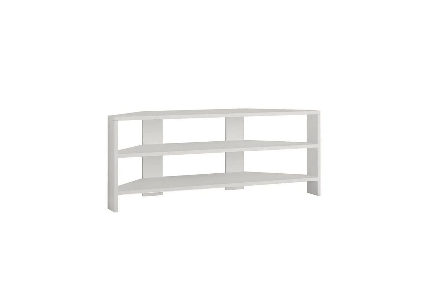 Decortie TV-Schrank Thales Modernes Eck-Multimedia-Center Weiß - Bild 5