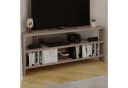 Decortie TV-Schrank Thales Modernes Eck-Multimedia-Center Beige/Grau Bild 3