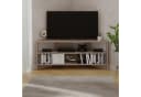 Decortie TV-Schrank Thales Modernes Eck-Multimedia-Center Beige/Grau Bild 5