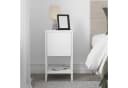 Decortie Nachttisch Ema Modern Weiß Klapptür Bild 5