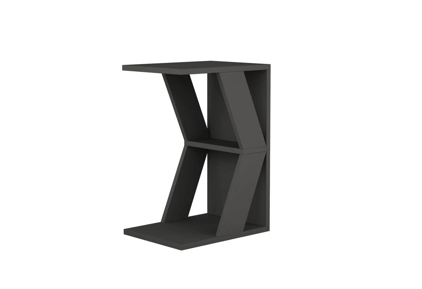 Decortie Beistelltisch Naze Moderner C-Modell Anthrazit