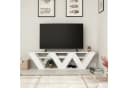 Decortie TV-Schrank Ralla Moderner TV-Ständer Multimedia-Center Weiß Bild 2