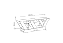 Decortie TV-Schrank Ralla Lowboard Fernsehschrank Beige Industrial Bild 3
