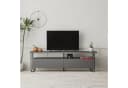 Decortie TV-Schrank Cornea Modernes TV-Möbel mit Schrank Anthrazit Bild 2