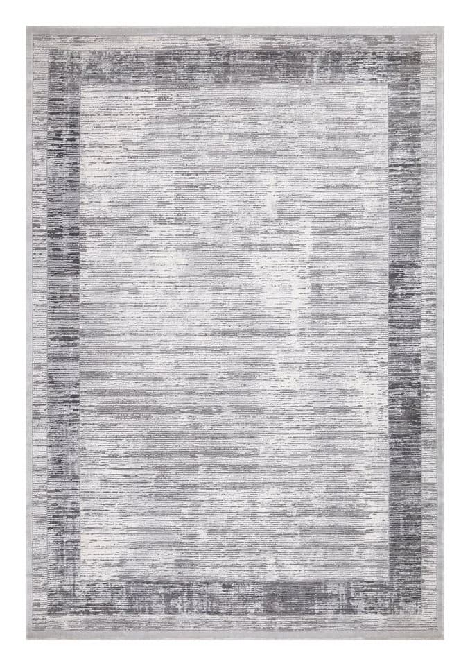 Mozato Teppich Santorin Grau Modern Kurzflor Rechteck - Bild 2