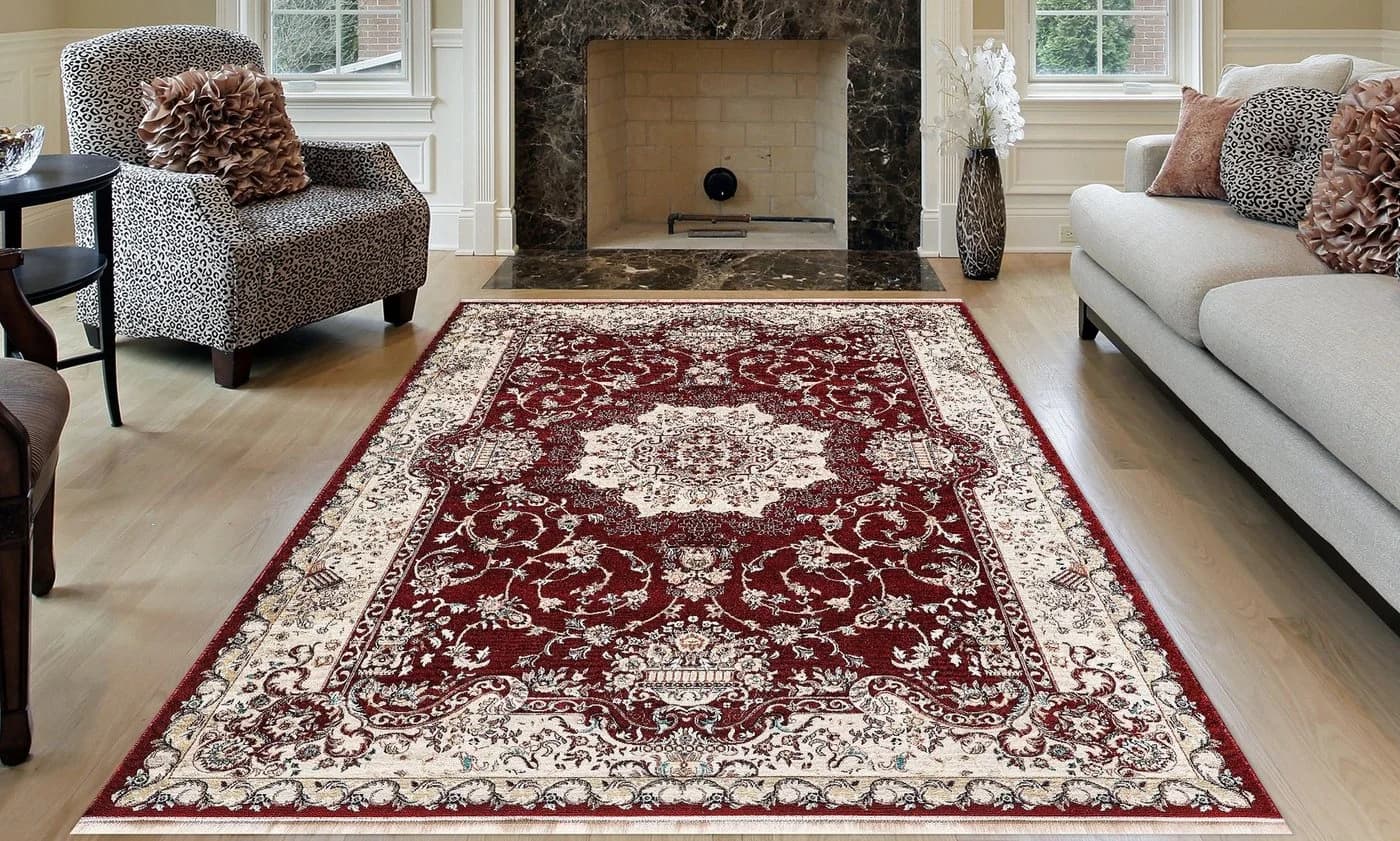Mozato Teppich Marrakesch Wohnzimmer Rot - Bild 5