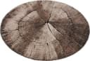 MERINOS Teppich Ibiza 605 Braun Rund 120cm Holzoptik Bild 2