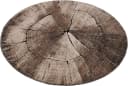 MERINOS Teppich Ibiza 605 Braun Rund 120cm Holzoptik Bild 3