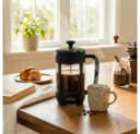 ANY MORNING French Press Kanne Schwarz 350ml Bild 2