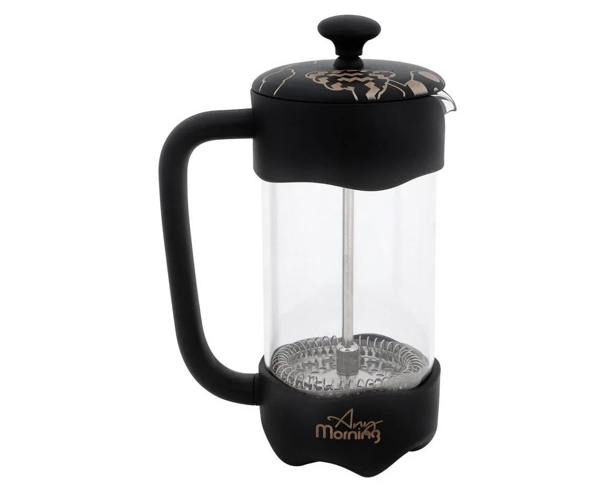 ANY MORNING French Press Kanne Schwarz 350ml - Bild 3