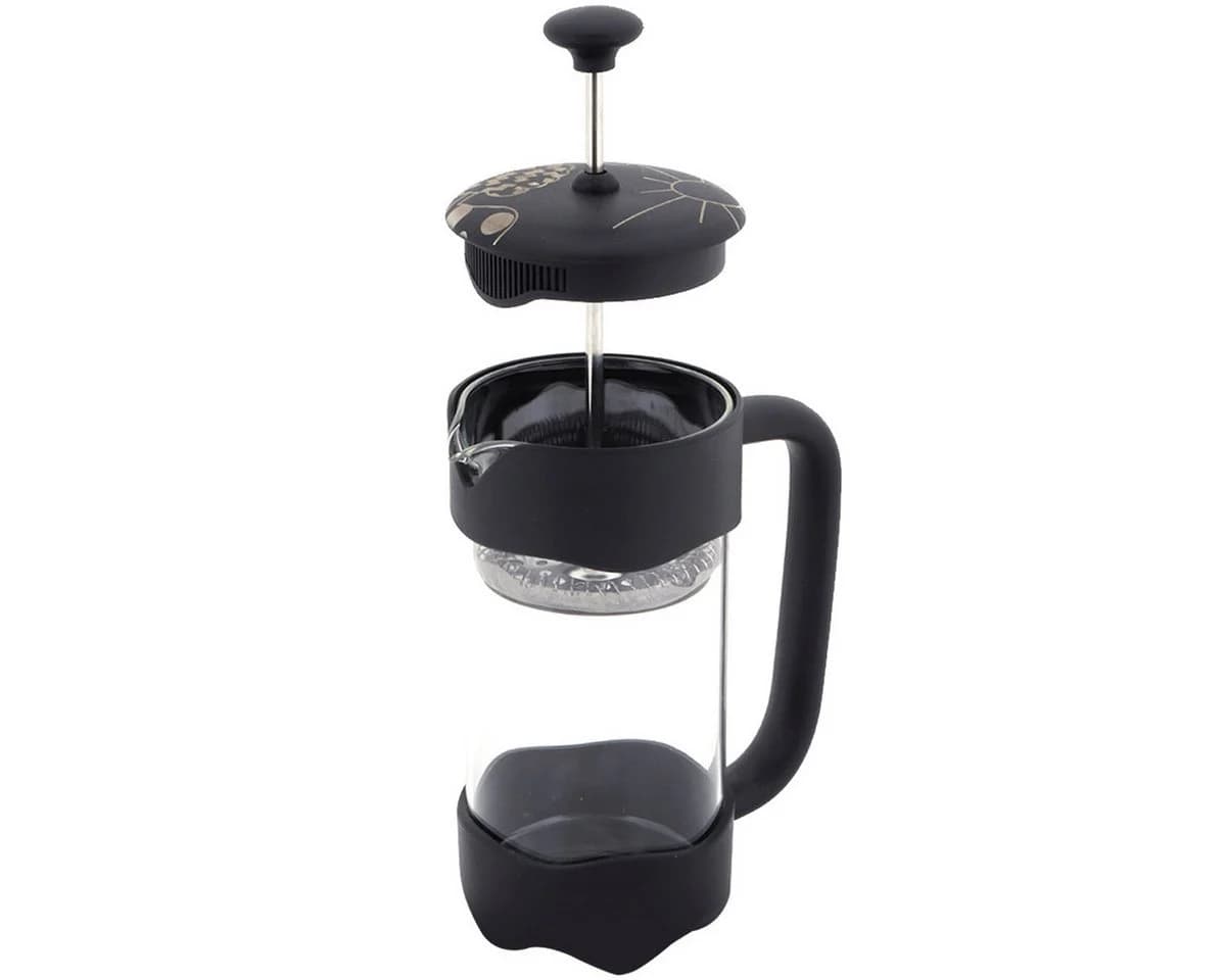 ANY MORNING French Press Kanne Schwarz 350ml - Bild 5