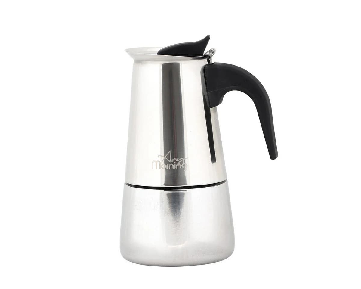 ANY MORNING Espressokocher Edelstahl 300 ml - Bild 2