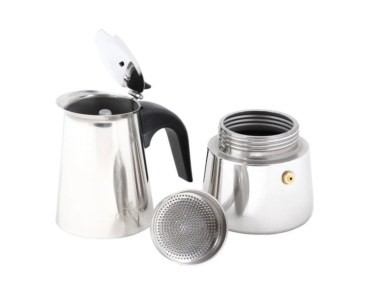 ANY MORNING Espressokocher Edelstahl 300 ml - Bild 3