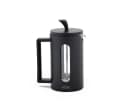 ANY MORNING French Press Kanne 600ml Schwarz Glas Bild 1
