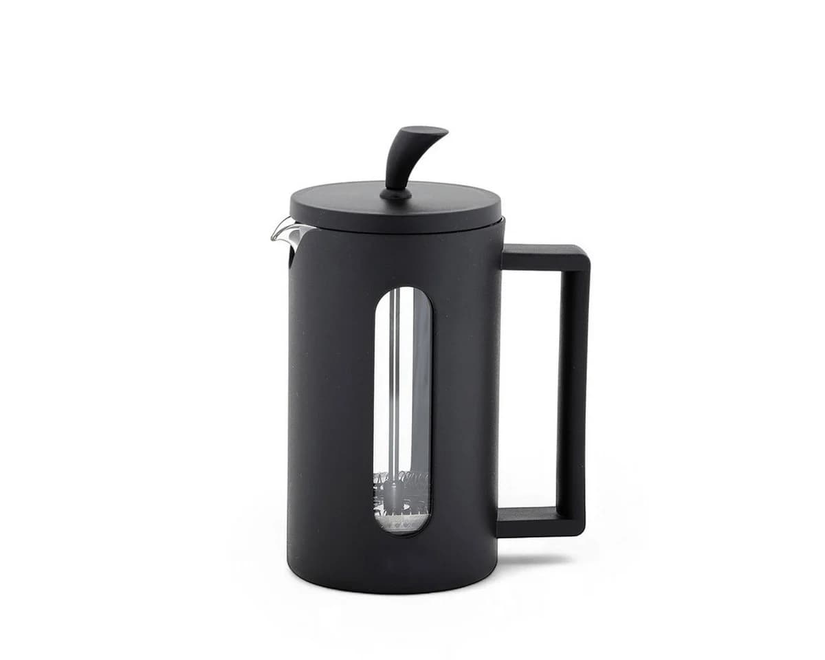 ANY MORNING French Press Kanne 600ml Schwarz Glas - Bild 3
