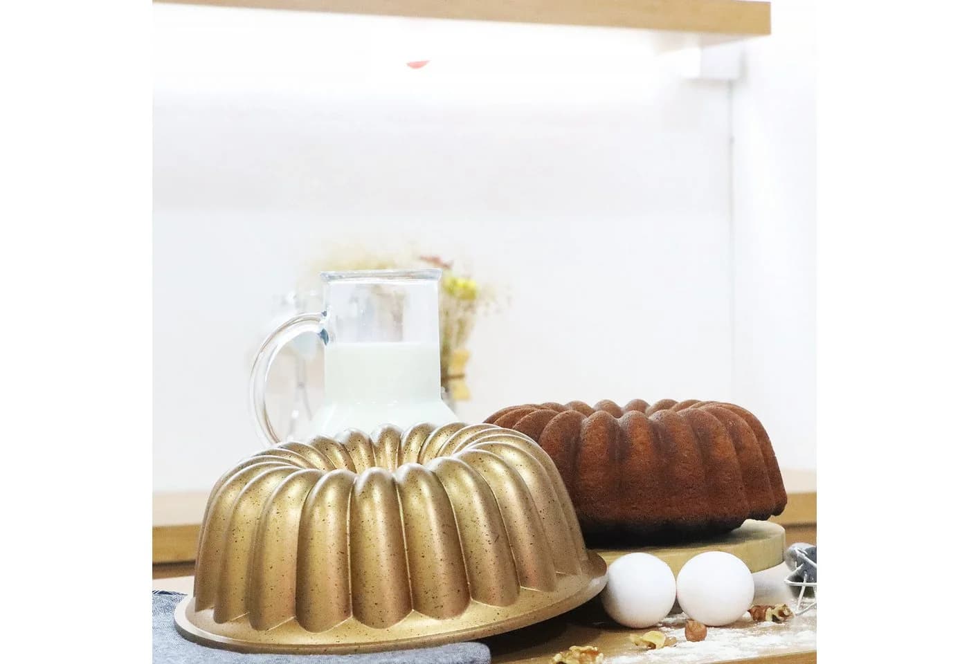 SERENK Backform Kuchenform 25 cm mit Antihaft-Granitbeschichtung – Gugelhupfform - Bild 4